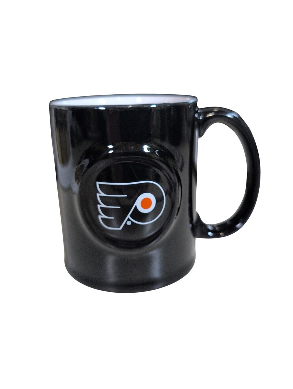 The Memory Company Philadelphia PA Flyers Hockey Coffee Tea Mug Black NHL 8oz